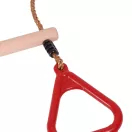 JF Hrazda s kruhmi - červená  Wooden Ring trapeze