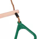 JF Hrazda s kruhmi - zelená Wooden Ring trapeze