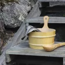 LUMO saunová naberačka 40 cm, borovica