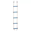 Plastový lanový rebrík  5 priečkový - sv. modrá