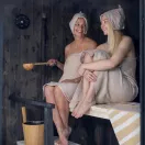 RENTO klobúk do sauny - béžový