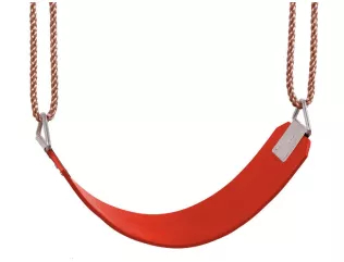 Hojdačka FLEXIBLE s kovovým očkom - červená
