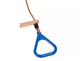 JF Hrazda s kruhmi - modrá Wooden Ring trapeze