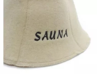 Klobúk do sauny  "SAUNA "- 100% vlna