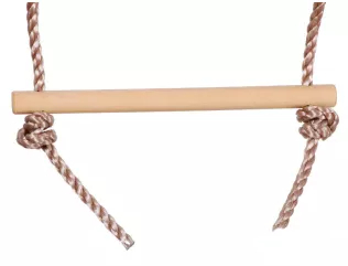 drevený lanový rebrík