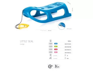 Sánky Little Seal modré