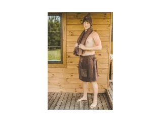 kilt + klobúk do sauny 100% bavlna