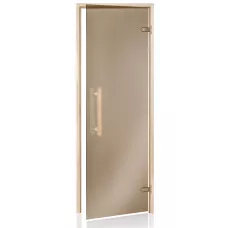 Dvere do sauny PREMIUM 4R, bronz,  690x1890 mm