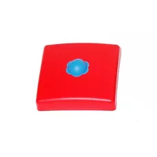Plastic pole cover  90 mm red