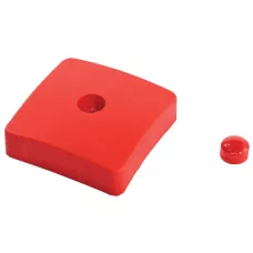Plastová krytka na hranol KBT 100 mm - červená
